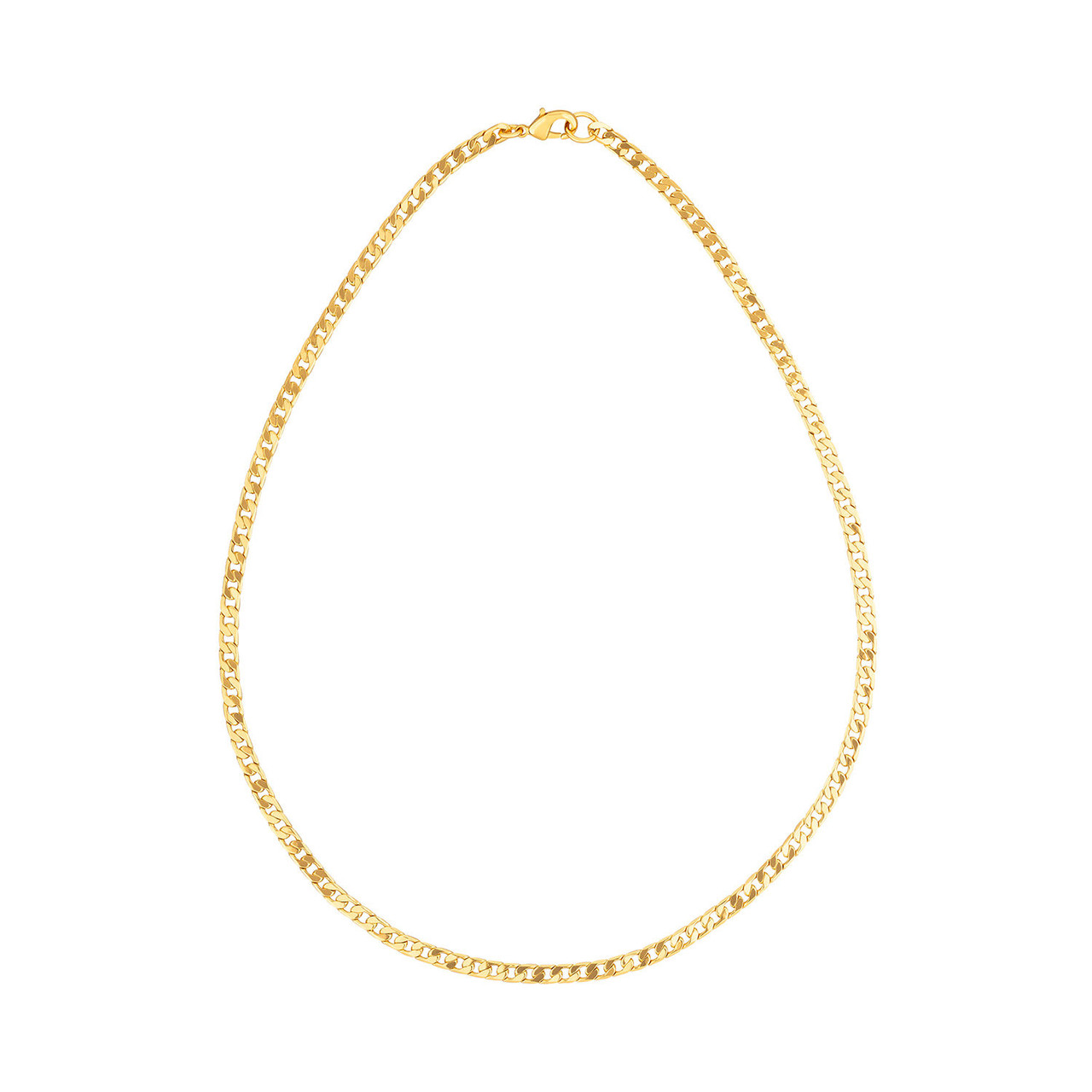 Oroton Peyton Gold Curb Chain Necklace
