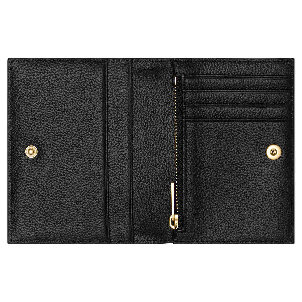 Oroton Frida Black Soft Small Fold Wallet