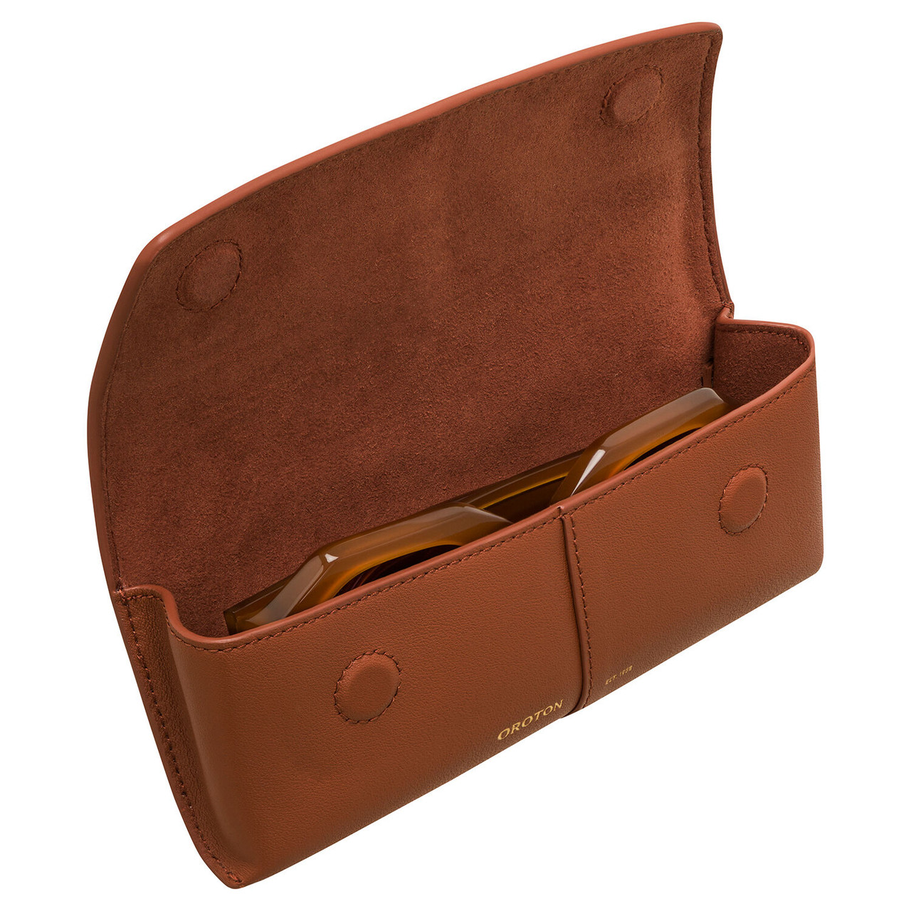 Oroton Imogen Brandy Sunglasses Case