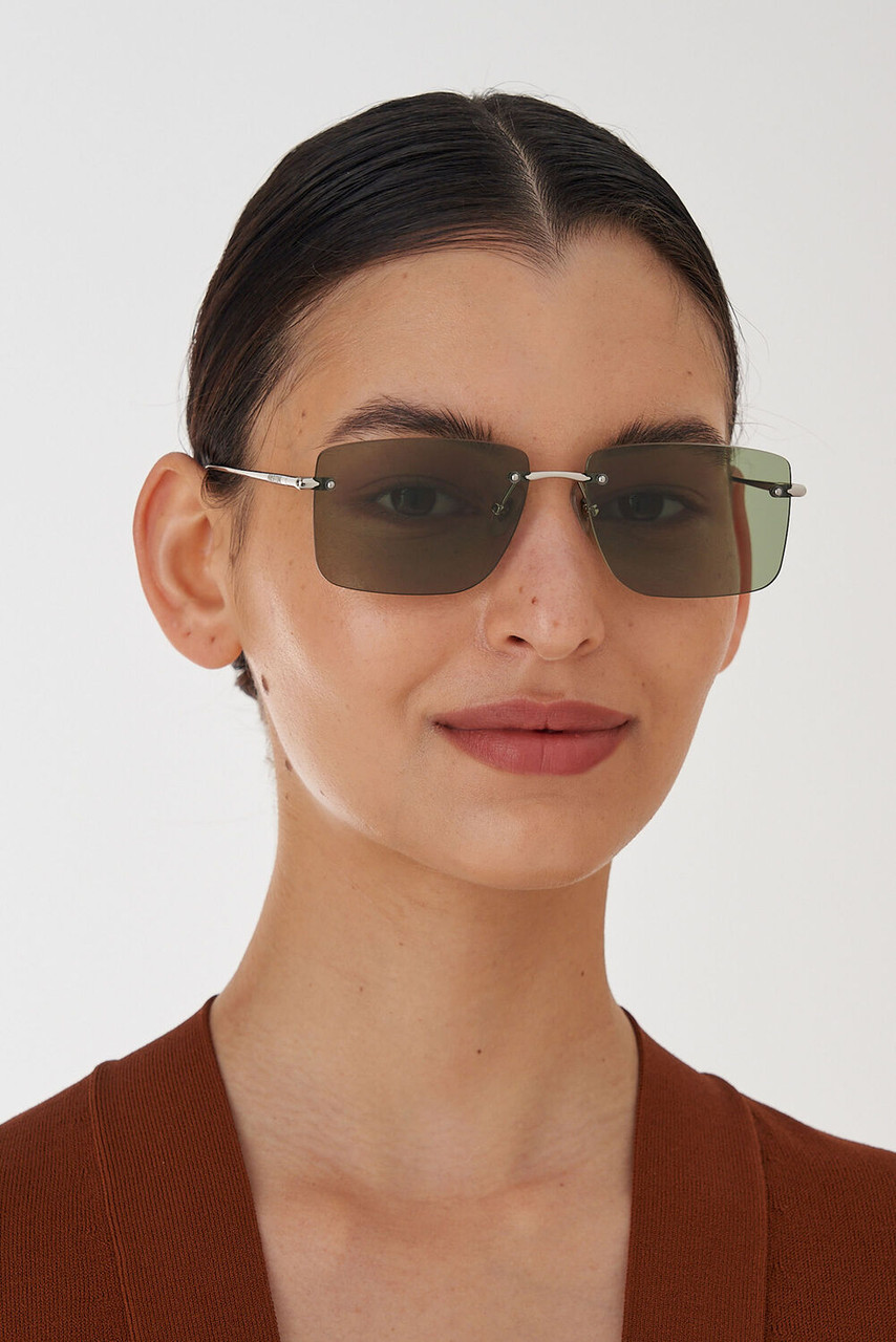 Oroton Rory Sunglasses Silver