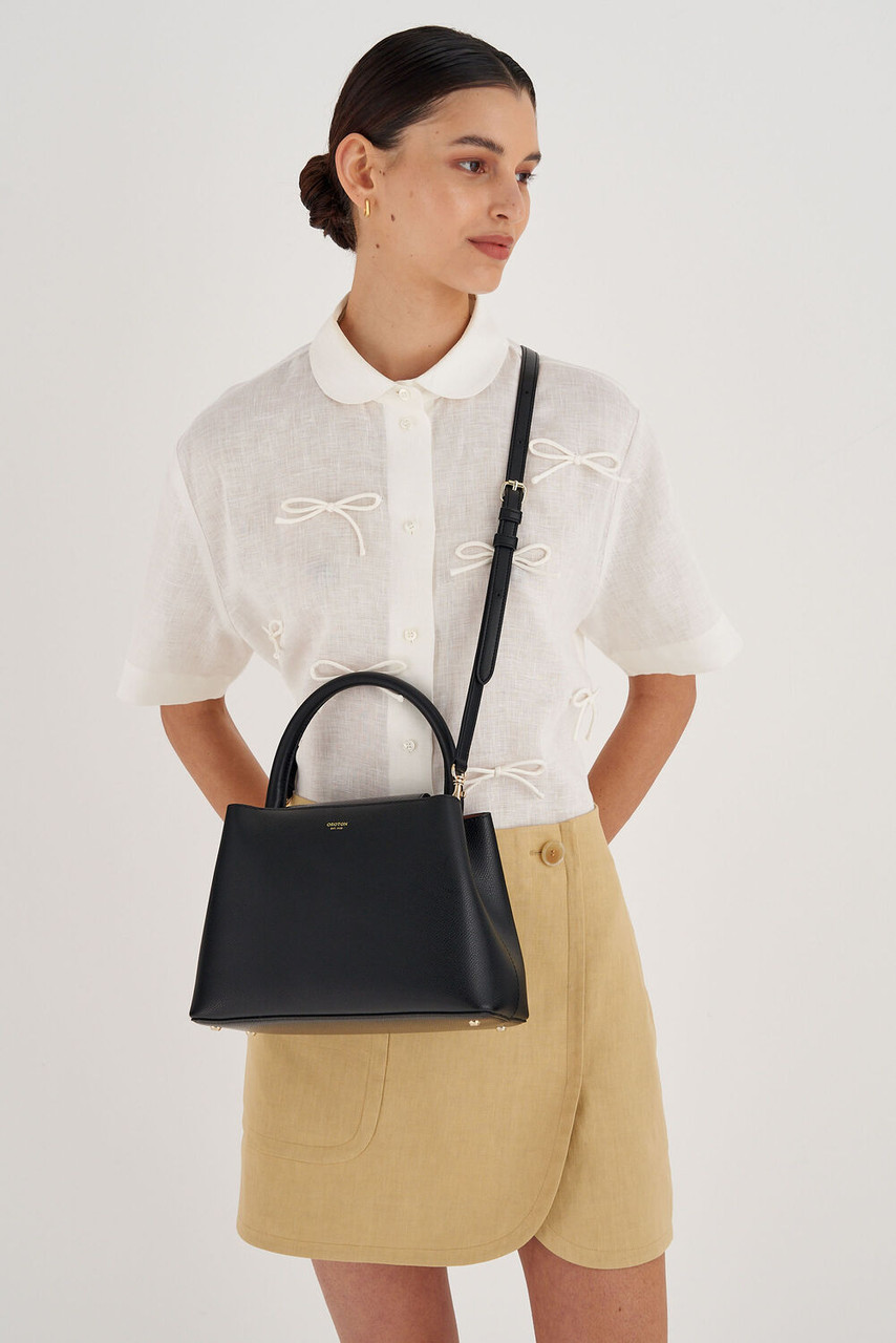 Oroton Muse Black Small Day Bag