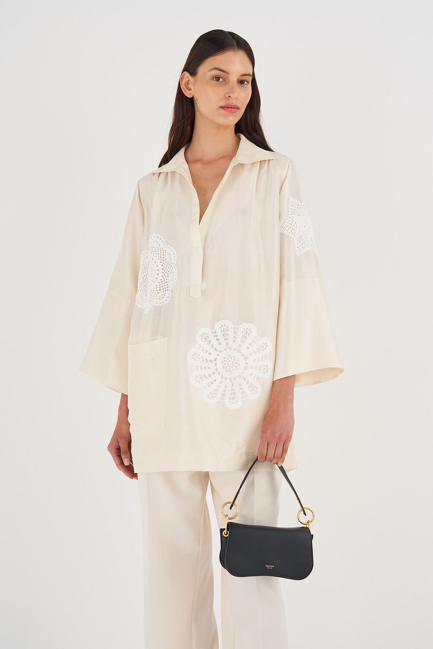 Oroton Liv Black Small Day Bag