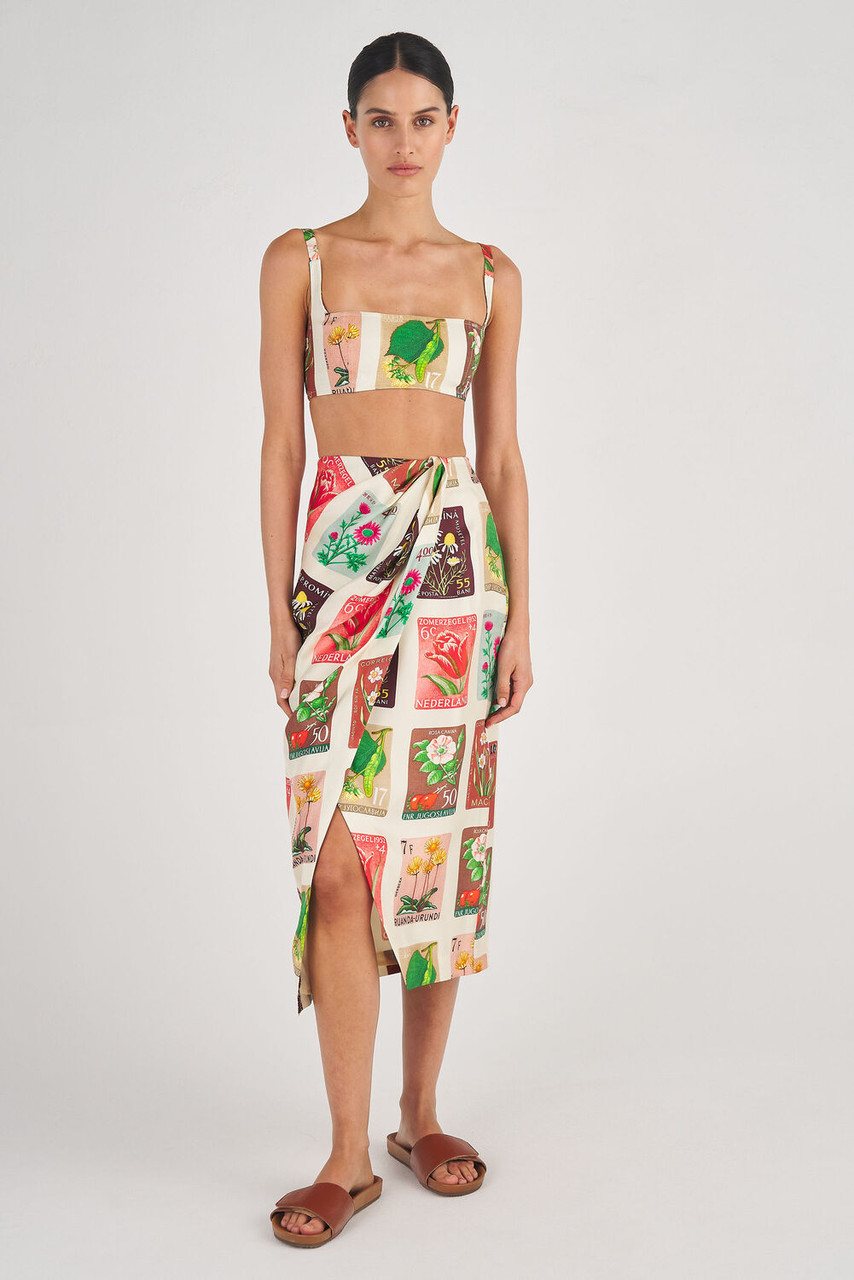 Oroton Long Sarong Skirt String