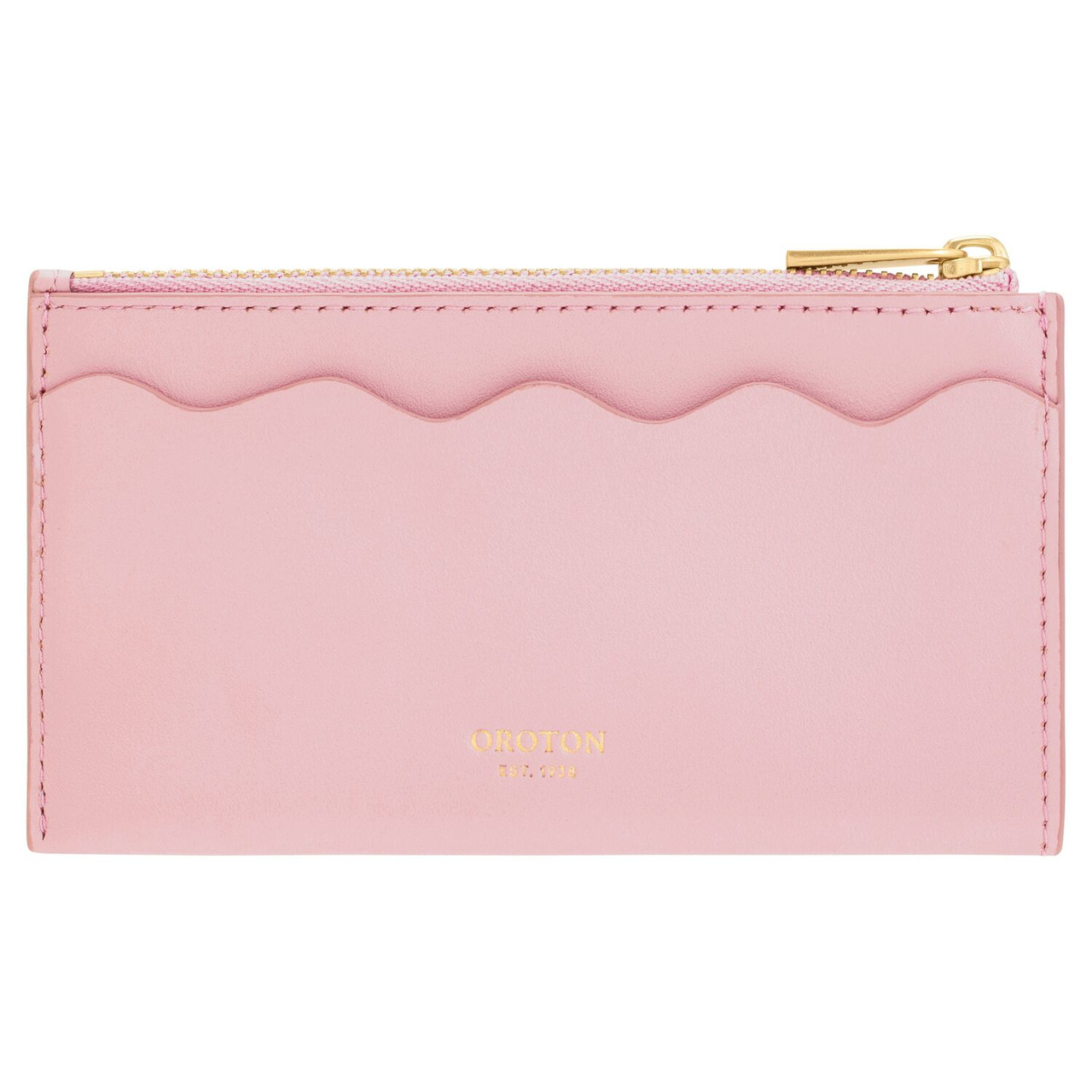 Oroton Ric Rac 8 Credit Card Mini Pouch Wallet Tulip Pink