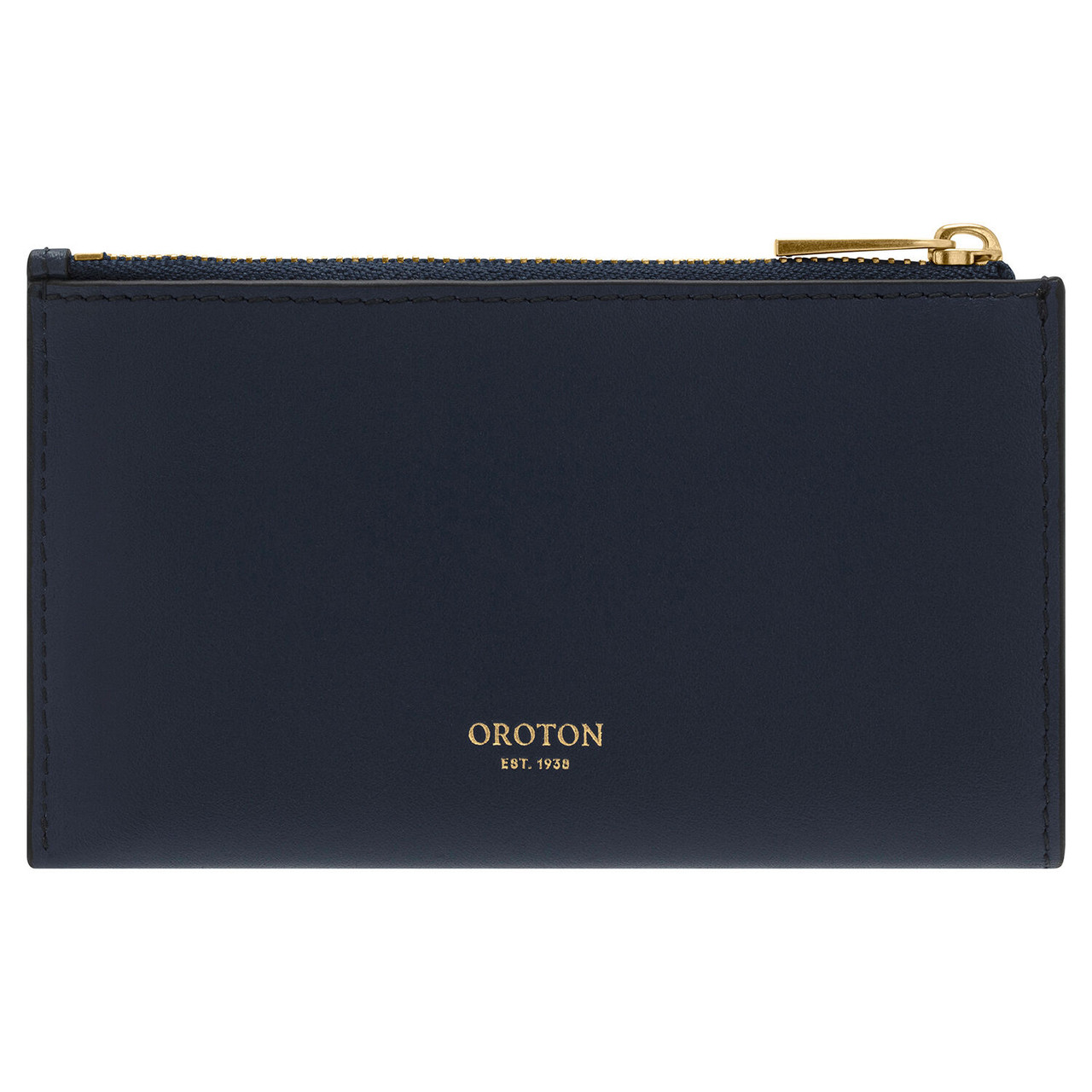 Oroton Imogen 8 Credit Card Mini Zip Pouch Fisherman Blue