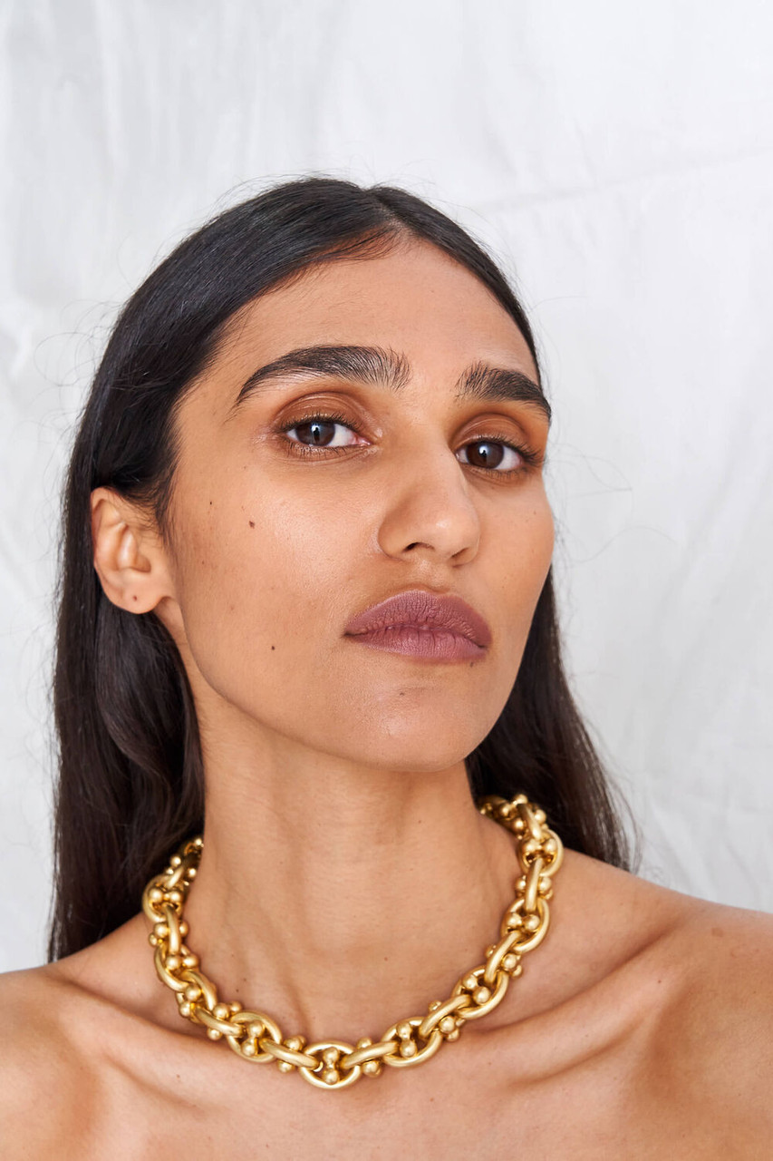 Oroton Maisie Worn Gold Necklace