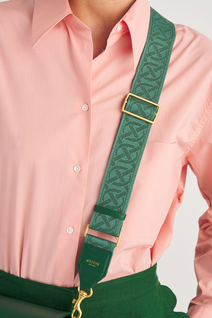 Oroton Logo Webbing Bag Strap Treehouse