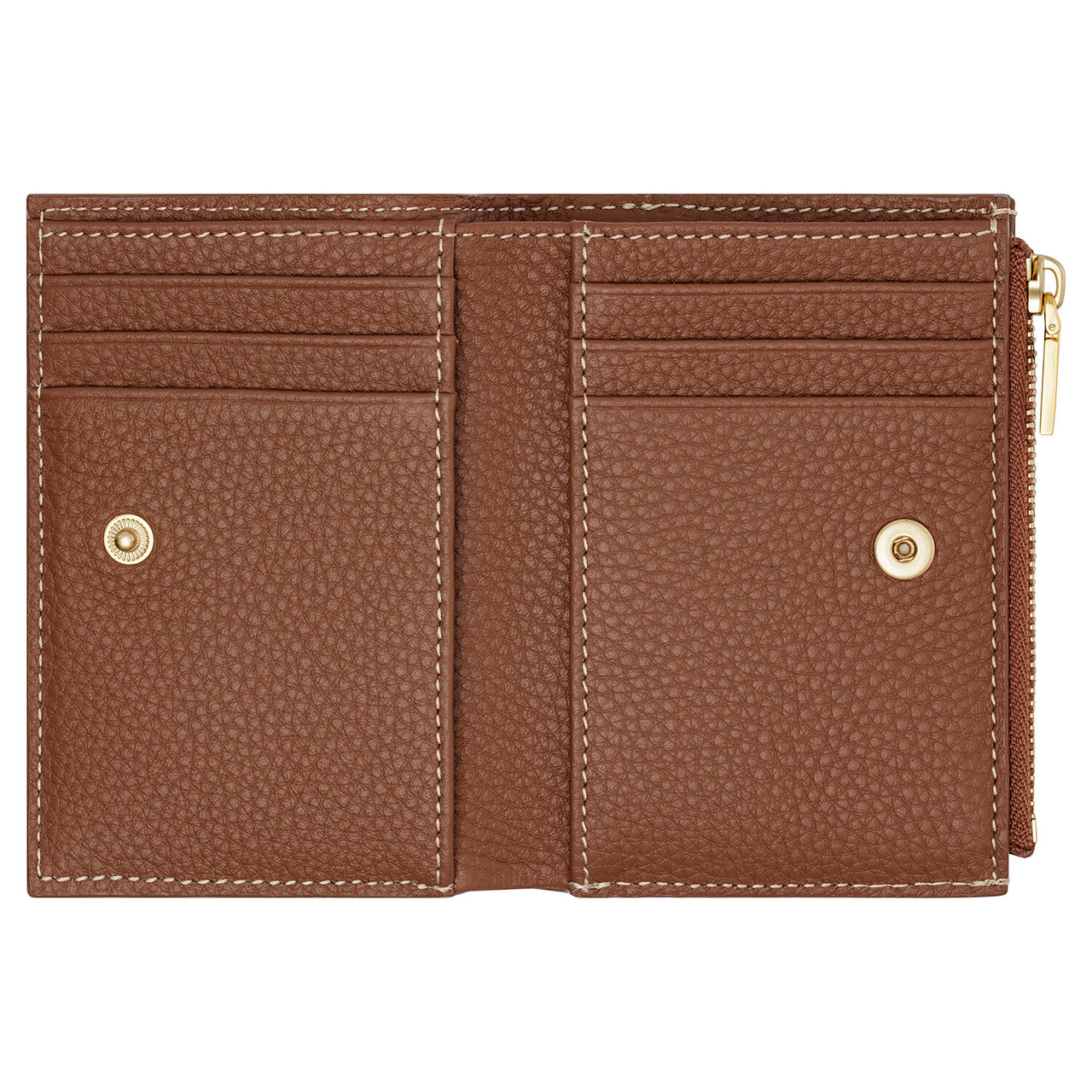 Oroton Margot Whiskey Mini 10 Credit Card Zip Wallet