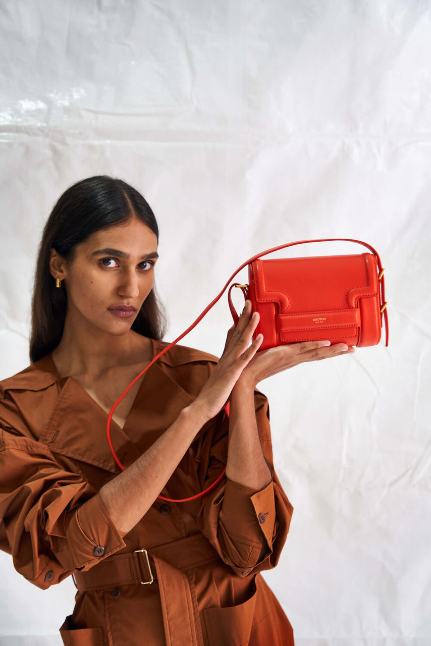 Oroton Elodie True Red Small Day Bag