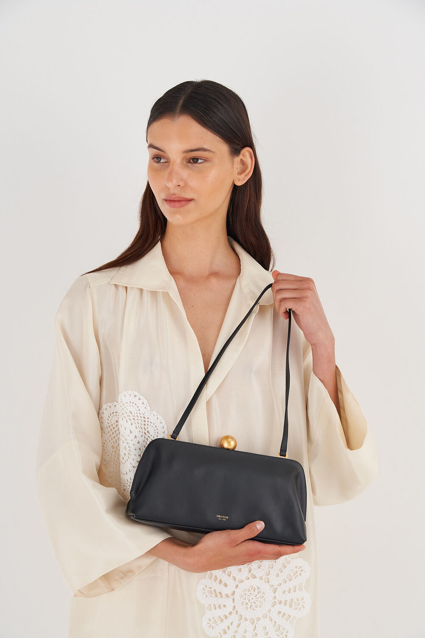 Oroton Women's Nova Black Clutch Bag