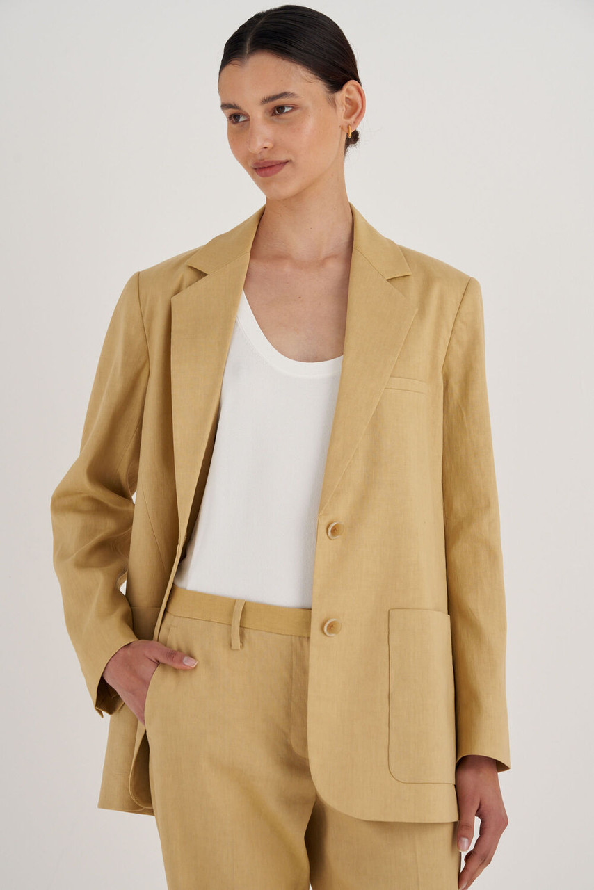 Oroton Blazer Raffia