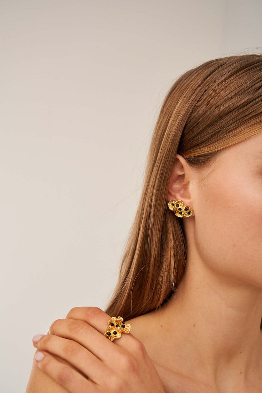 Oroton Harlow Worn Gold Ring