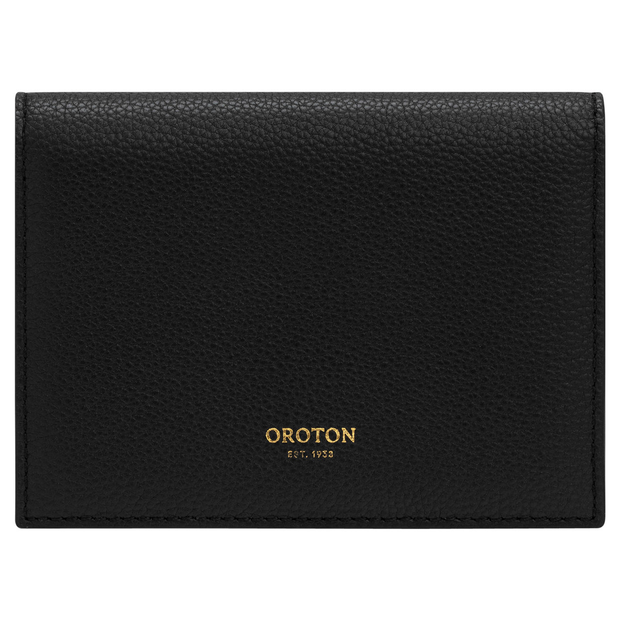 Oroton Frida Black Soft Small Fold Wallet
