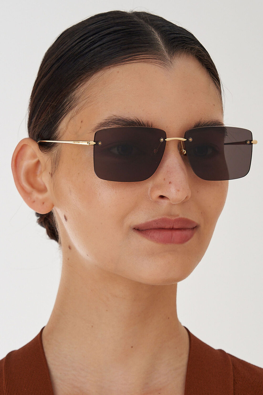 Oroton Rory Sunglasses Gold