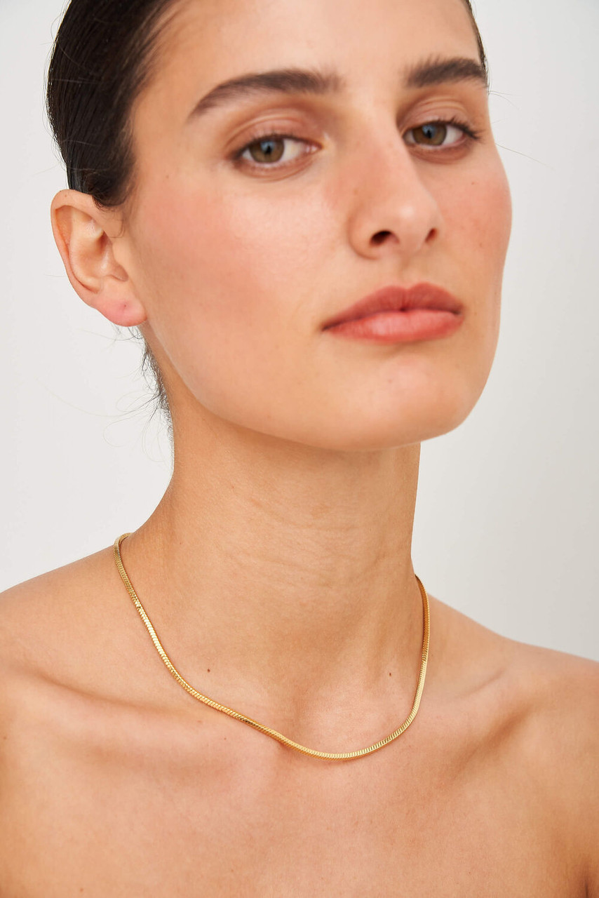 Oroton Ruby Gold Necklace