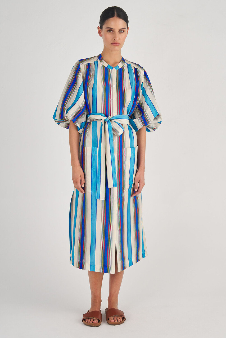 Oroton Lake Stripe Long Pamola Lake