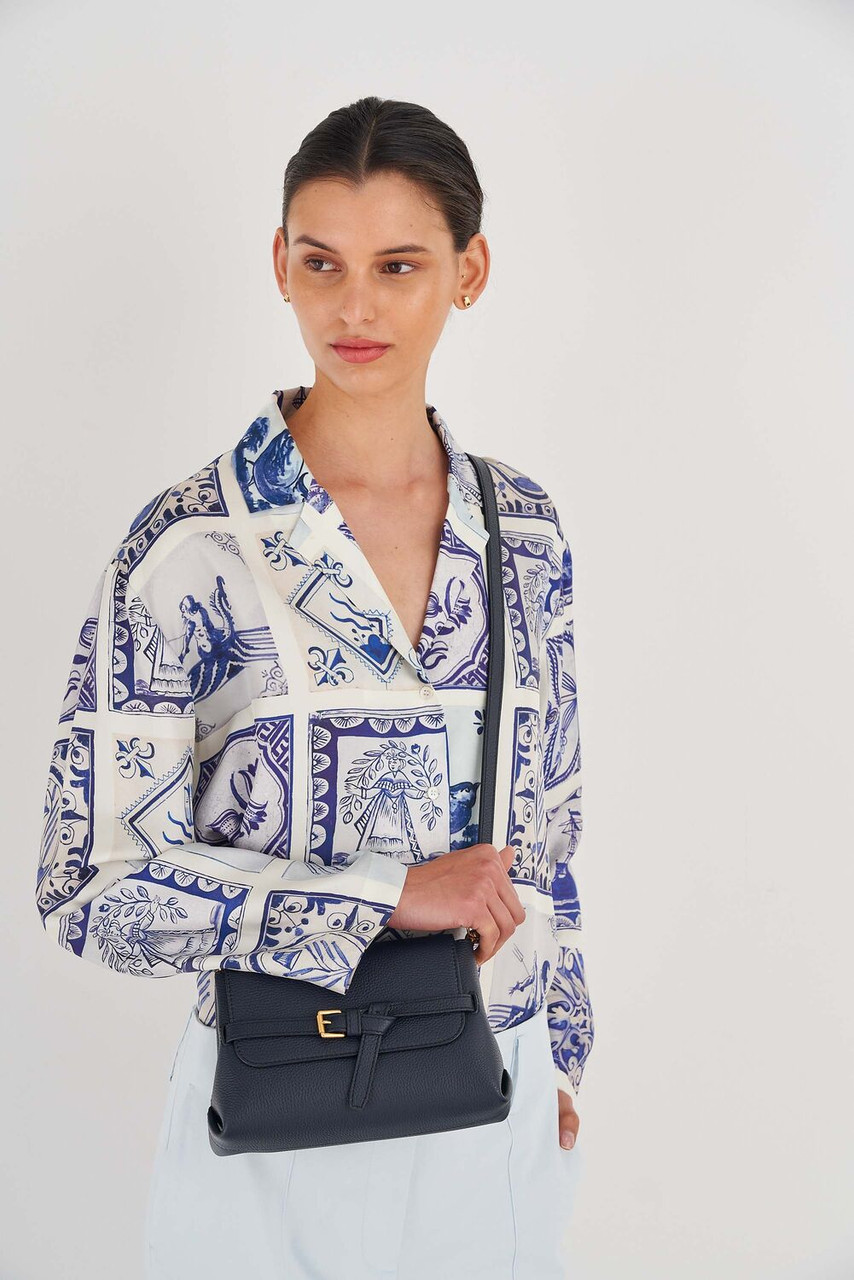 Oroton Margot Small Top Handle North Sea