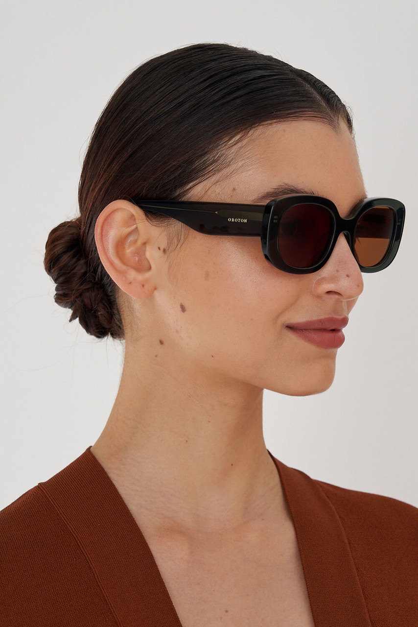 Oroton Haylen Sunglasses Denim