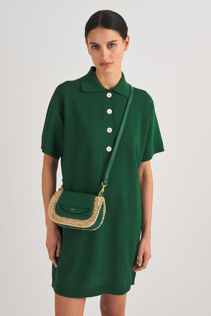 Oroton haskin Texture Crossbody Natural/Treehouse