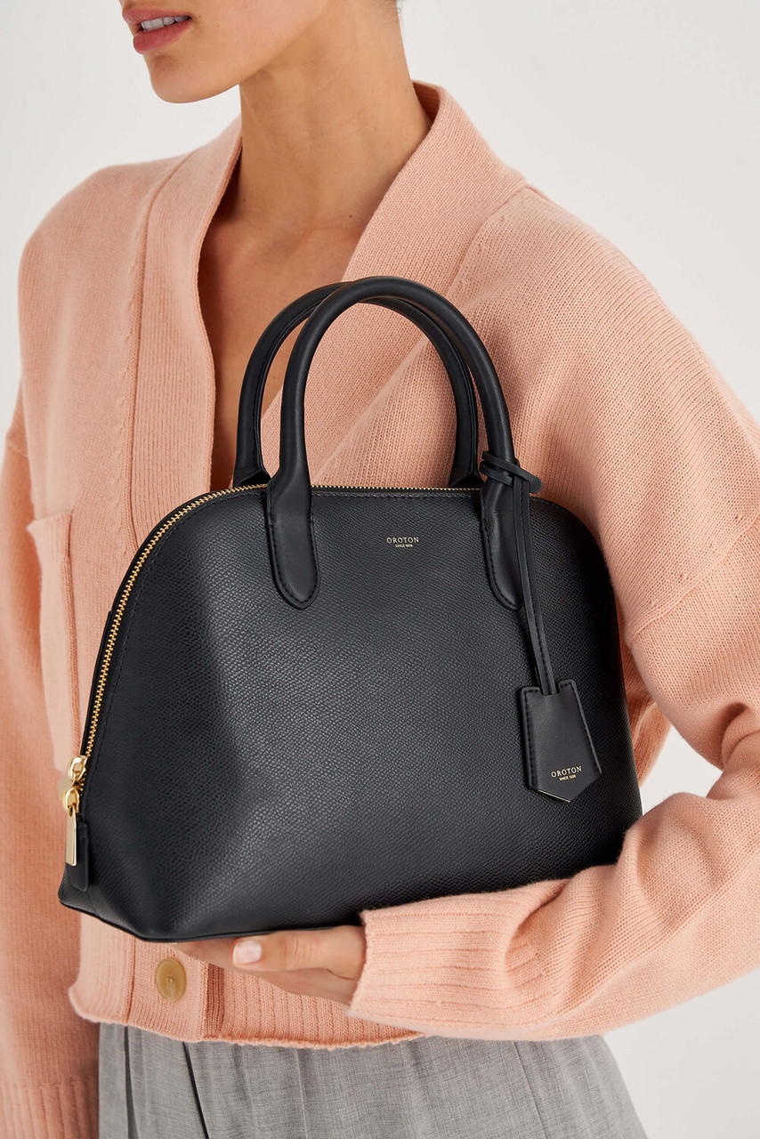 Oroton Women's Muse Black Griptop Bag