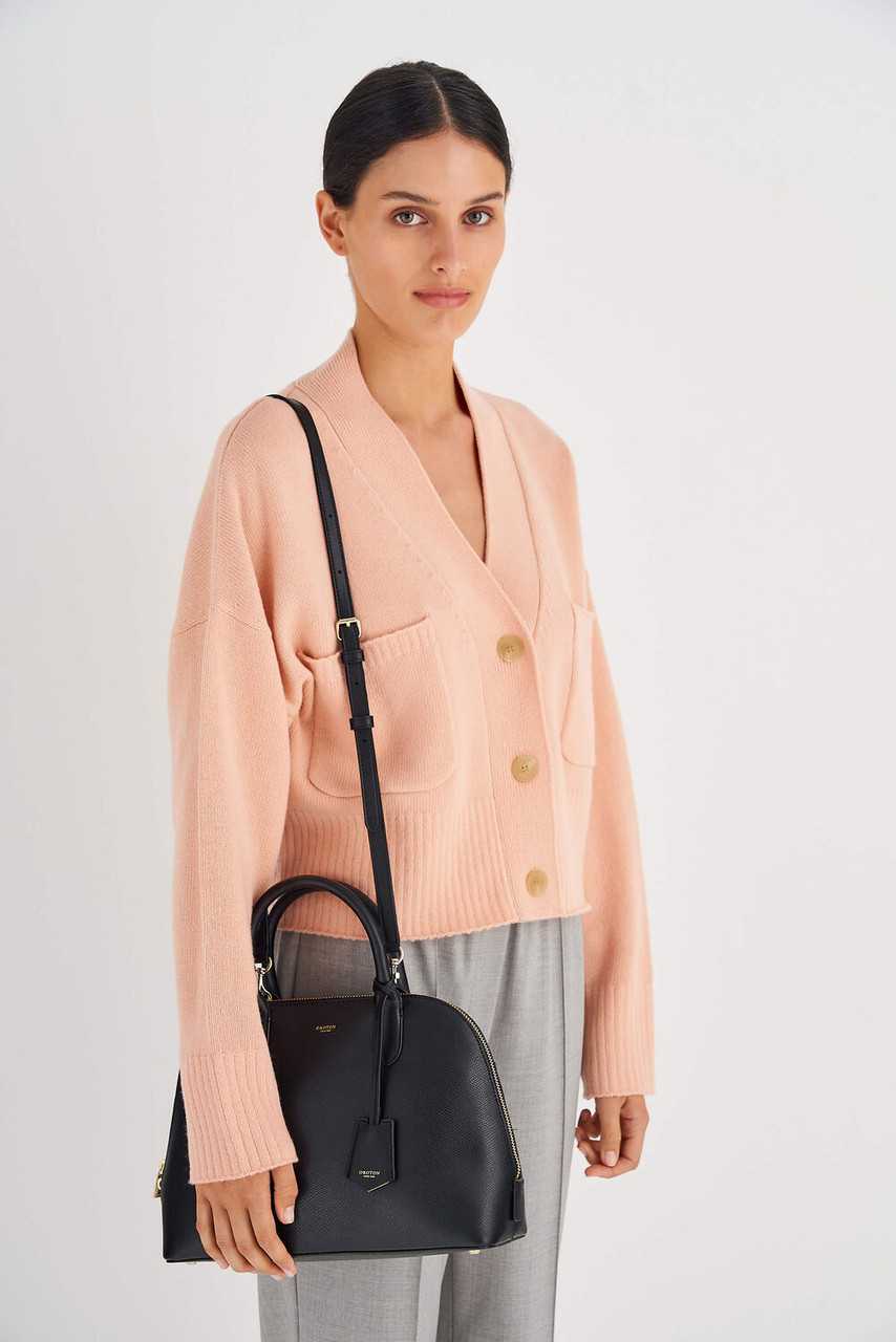 Oroton Women's Muse Black Griptop Bag