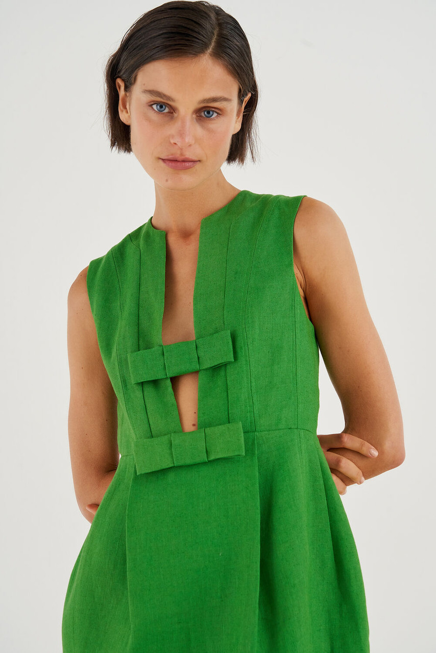 Oroton Bow Dress Garden