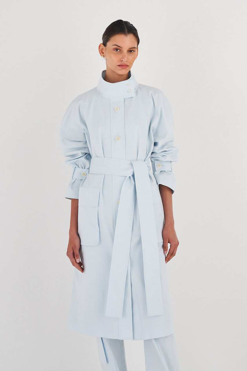 Oroton Pocket Trench Sea Glass