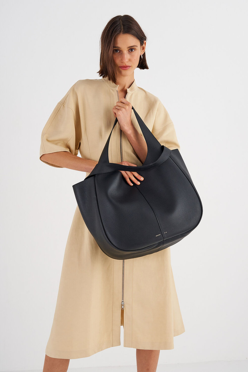 Oroton Emilia Black Large Tote