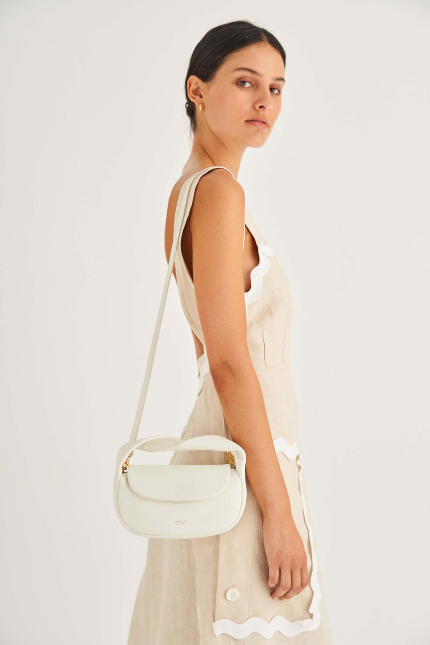 Oroton Lilou Paper White Mini Day Bag