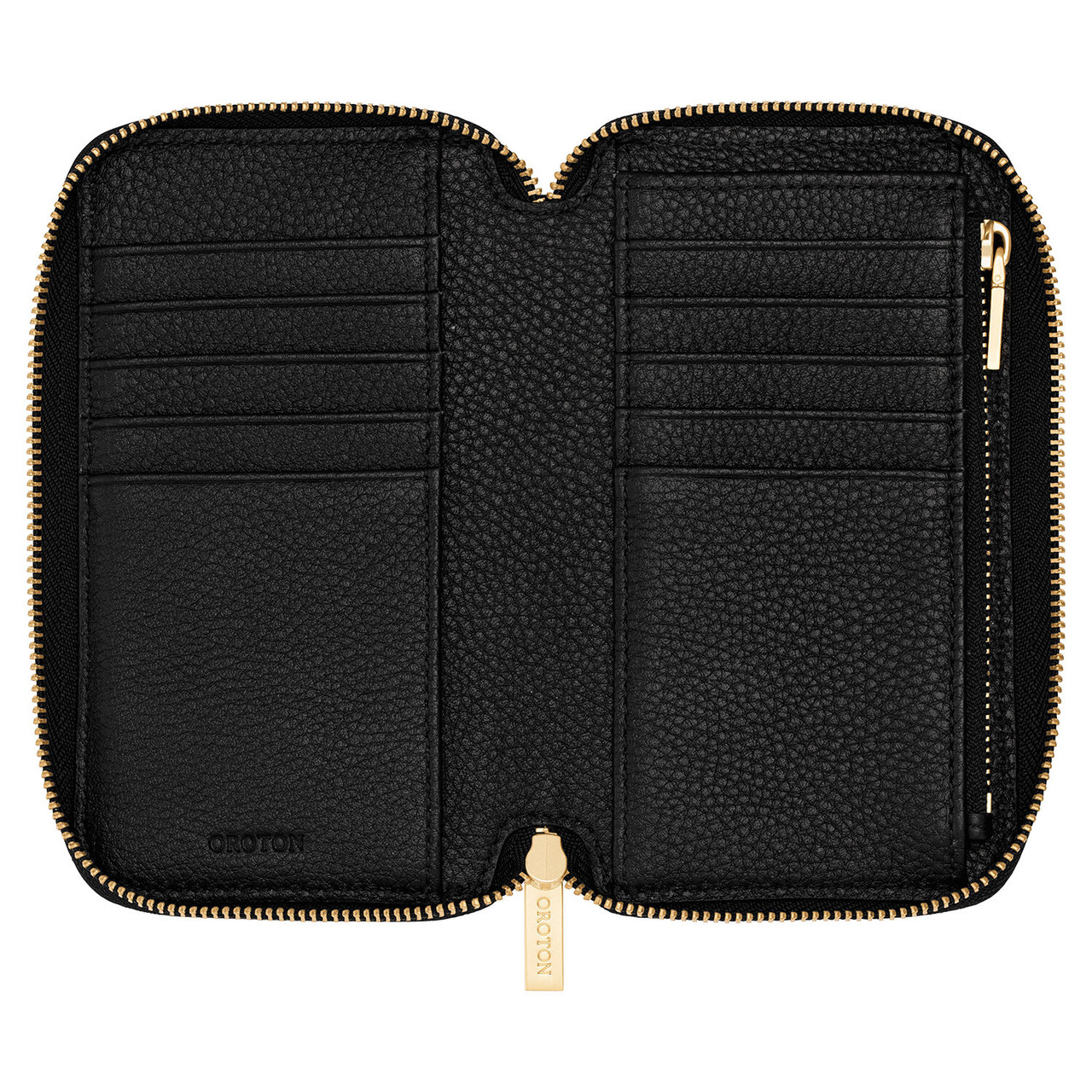 Oroton Margot Black Mini Book Wallet