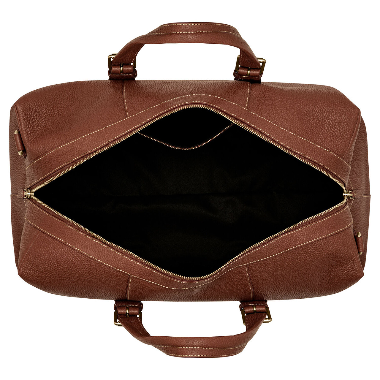 Oroton Marcus Weekender Dark Whiskey