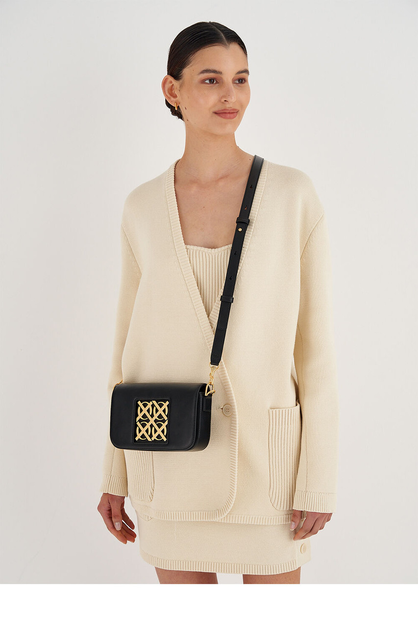 Oroton Lane Black Crossbody