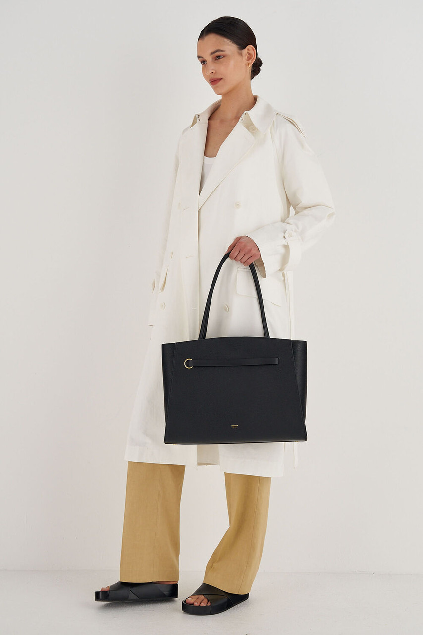 Oroton Audrey Black Large Tote