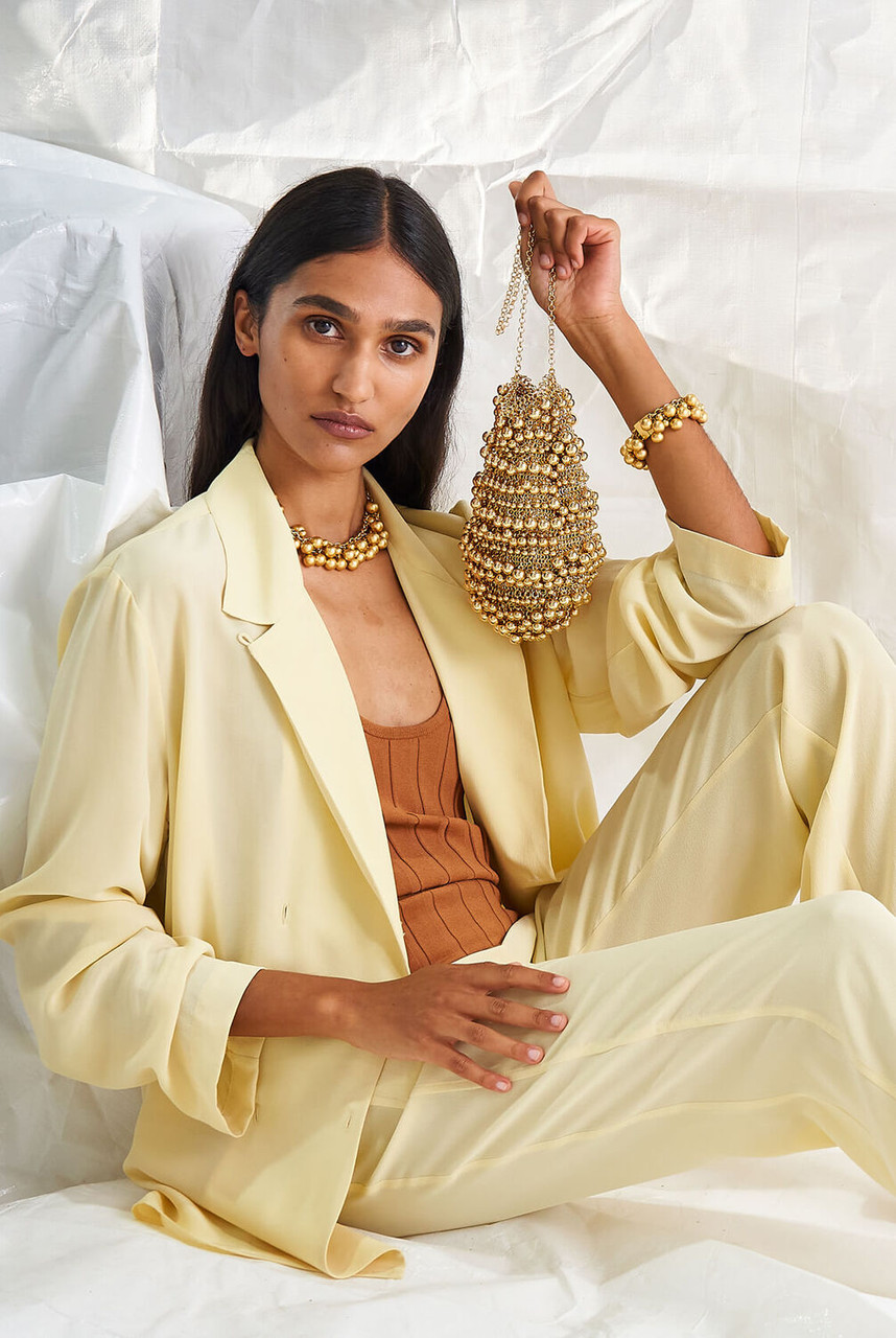 Oroton Ceres Worn Gold Necklace