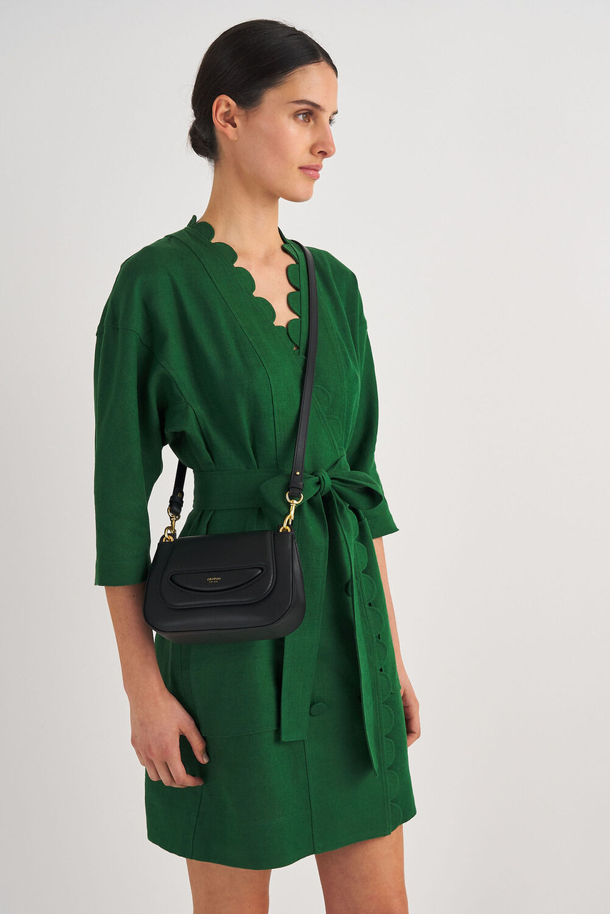 Oroton haskin Crossbody Black