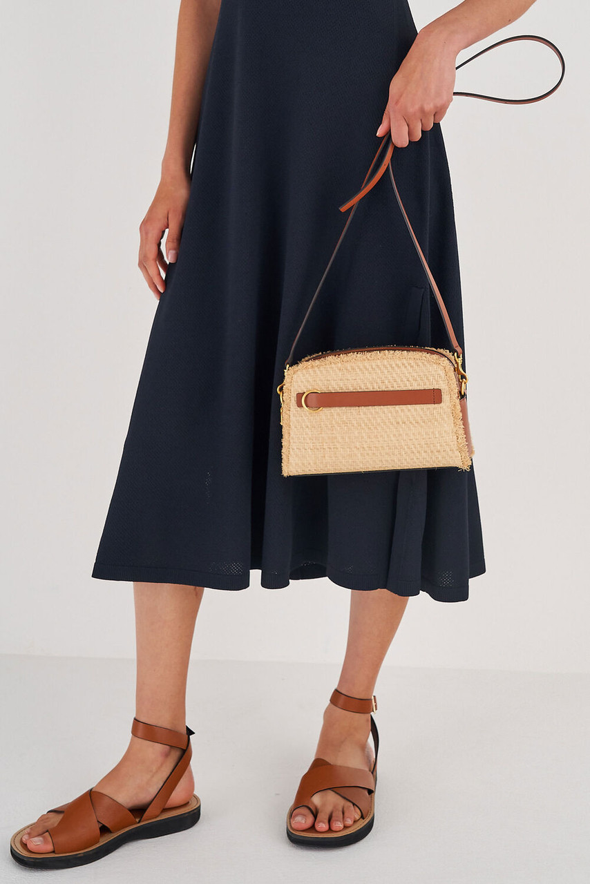 Oroton Audrey Collectable Crossbody Cognac/Natural