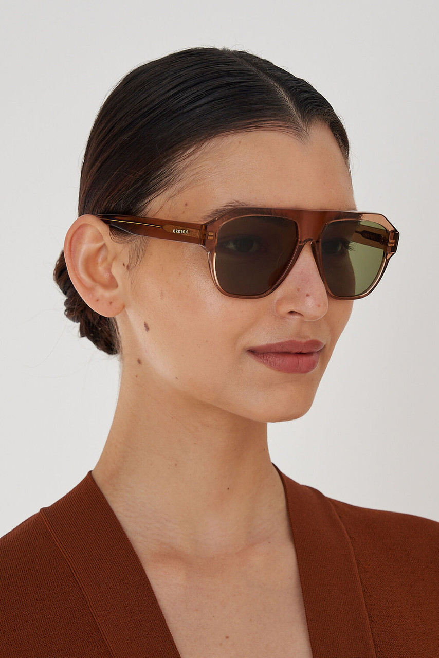 Oroton Landon Sunglasses Burnt Spice