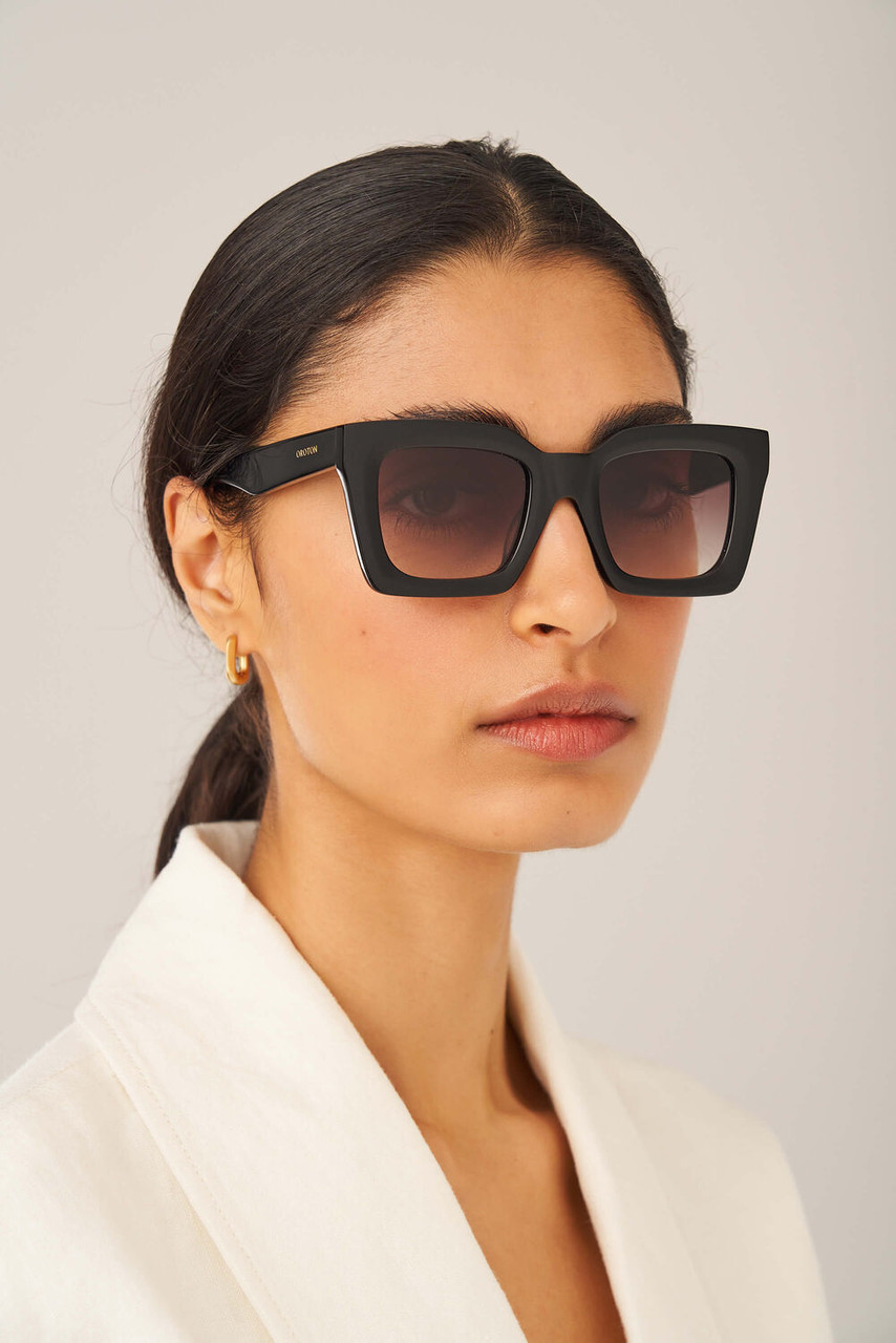 Oroton Reese Black Sunglasses