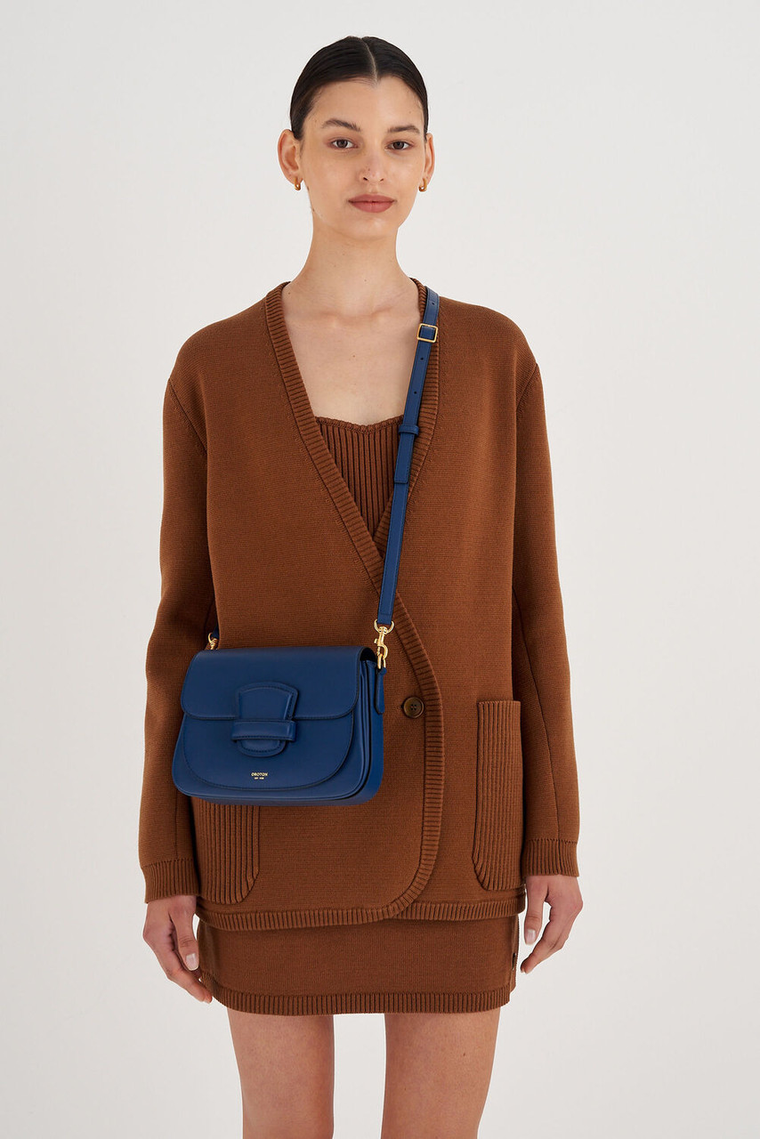 Oroton Carter Small Day Bag Fisherman Blue