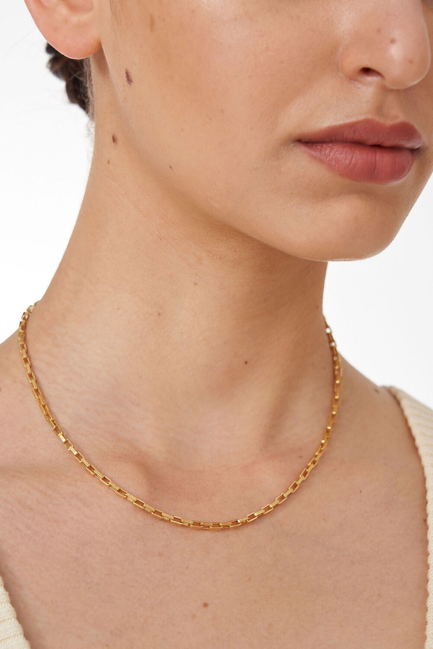 Oroton Mayla Necklace Worn Gold