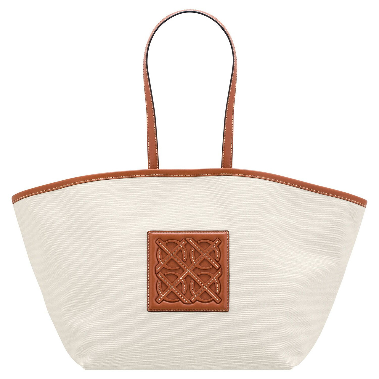 Oroton Boyd Large Tote Natural/Brandy