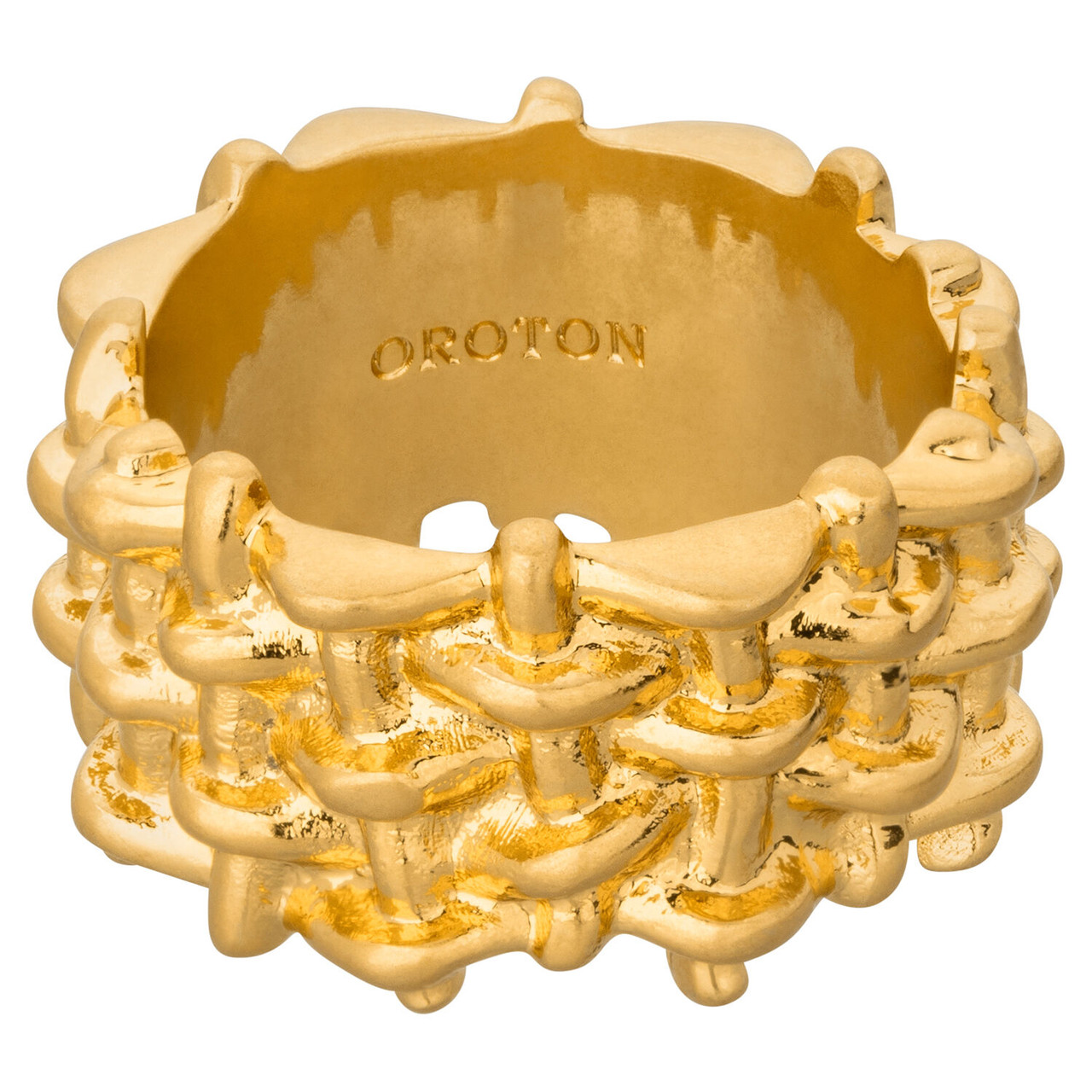 Oroton Olive Worn Gold Ring