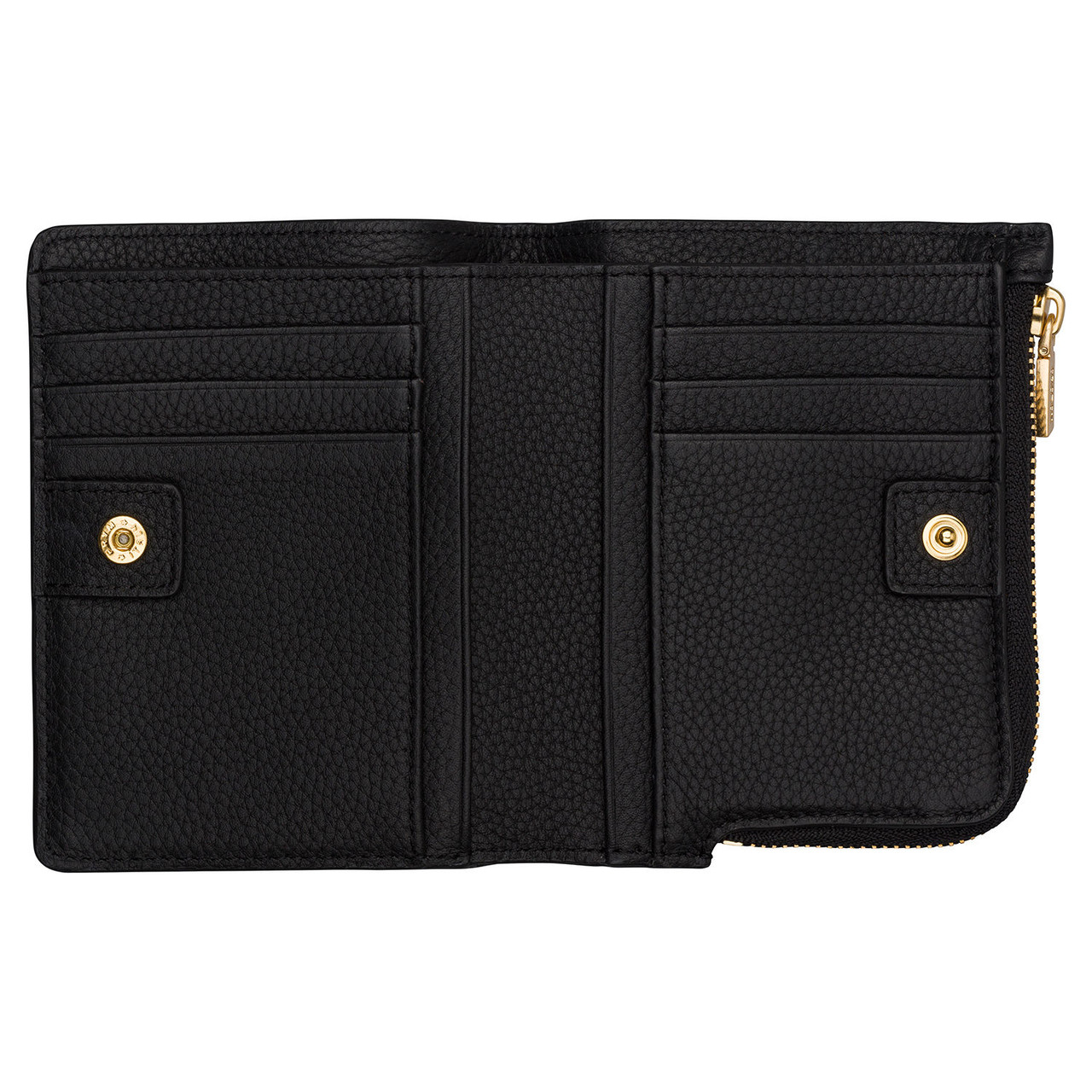 Oroton Margot Black Mini Fold Wallet