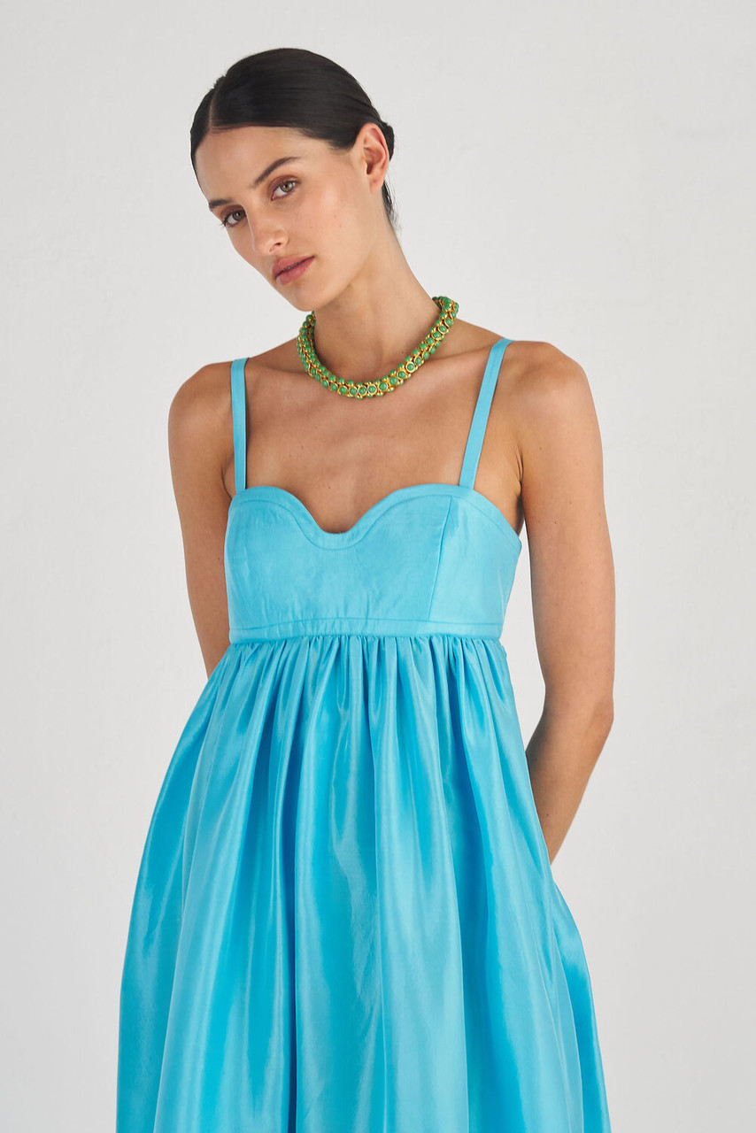 Oroton Bodice Detail Gown Lake