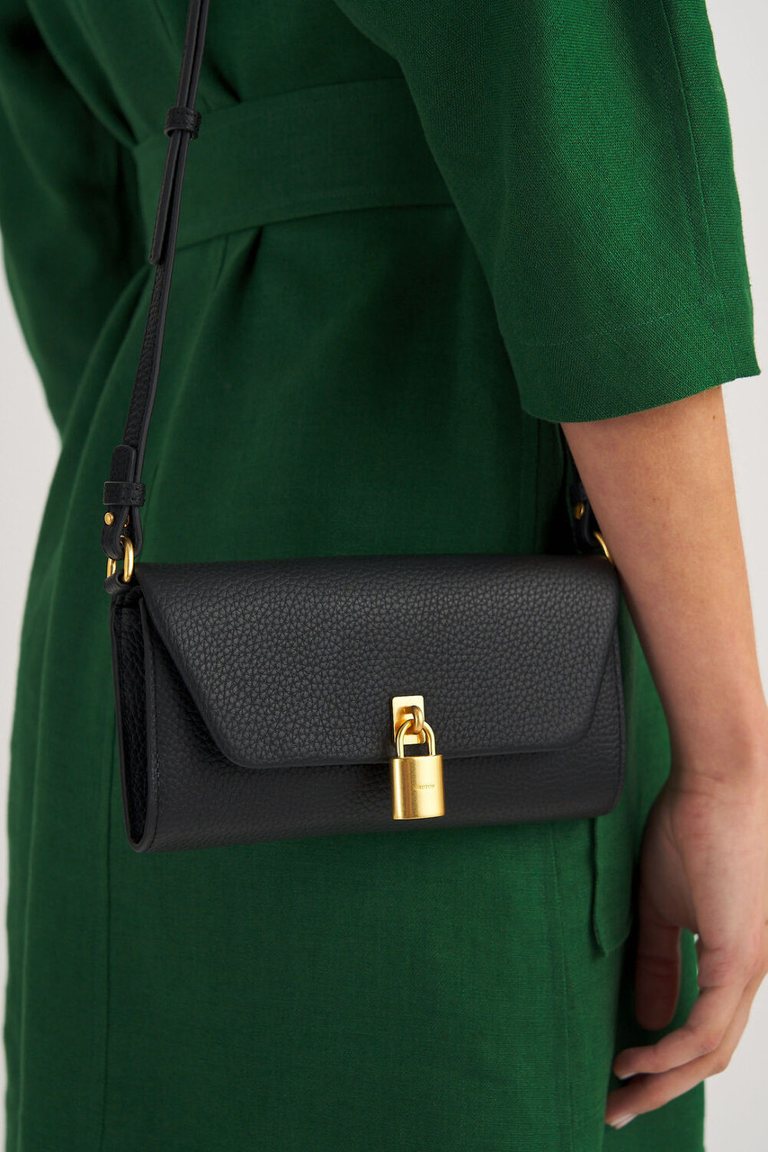 Oroton Tate Crossbody Black