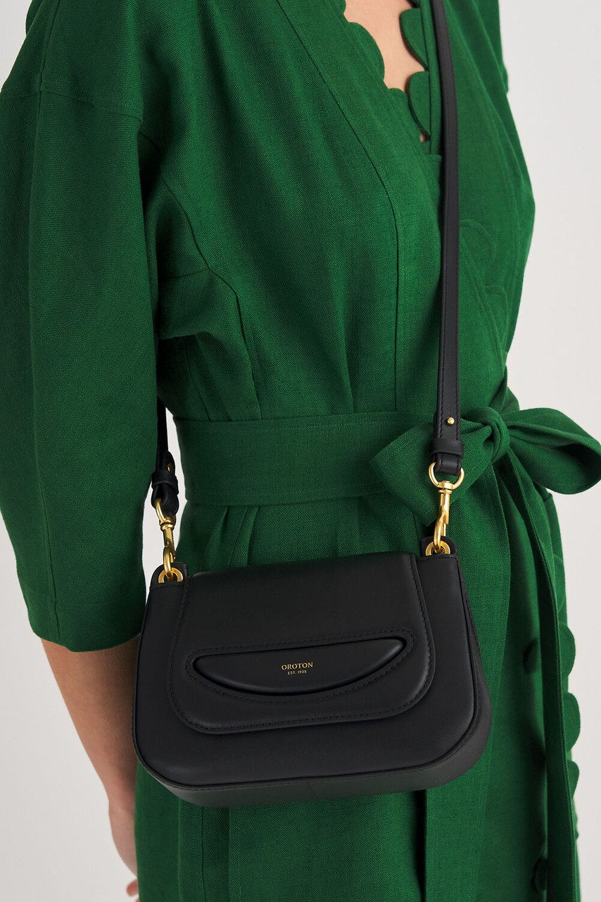 Oroton haskin Crossbody Black