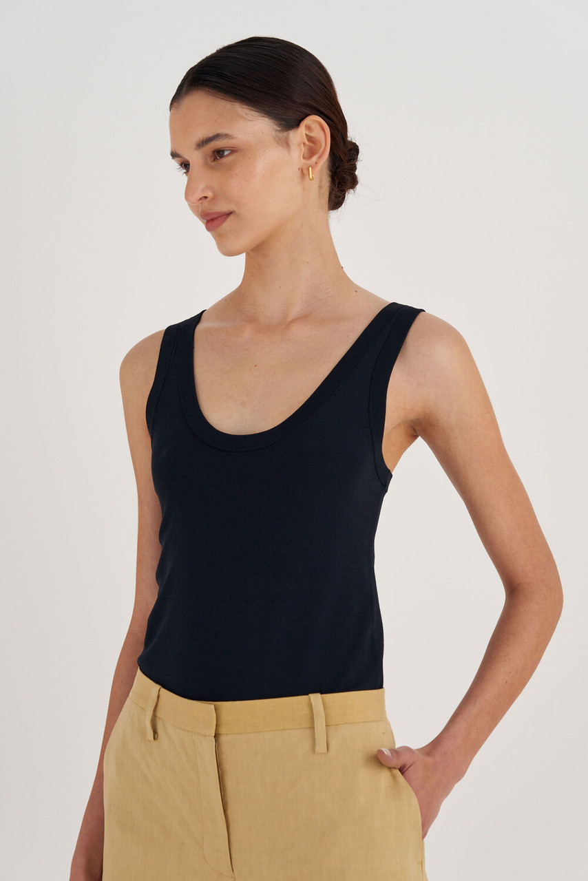 Oroton Knit Tank North Sea
