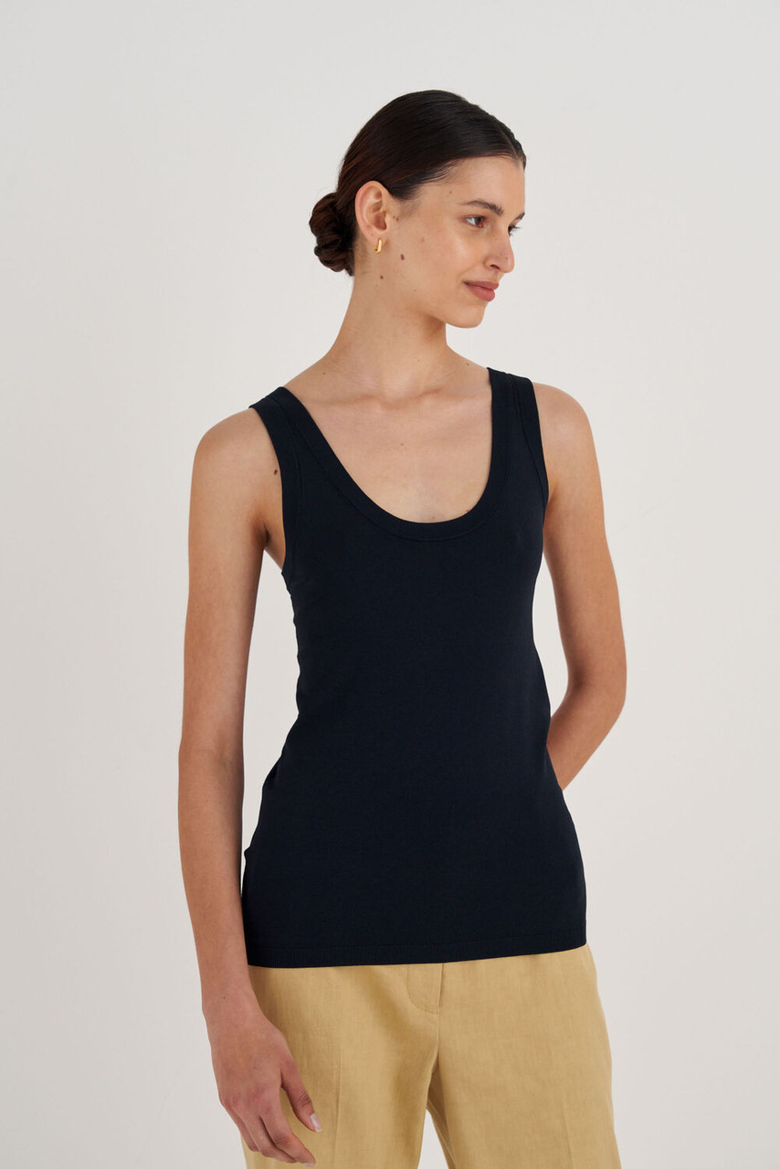 Oroton Knit Tank North Sea