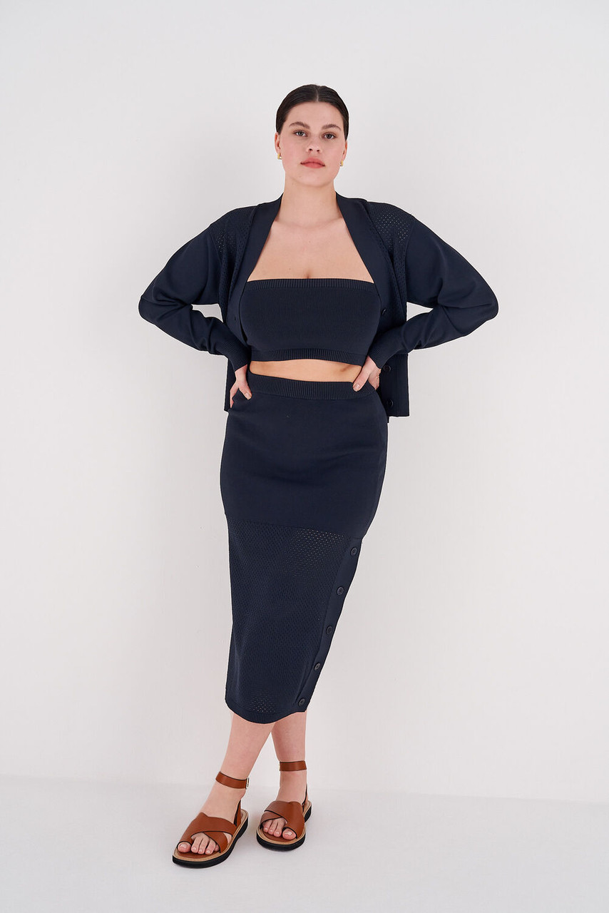 Oroton Knit Bandeau North Sea