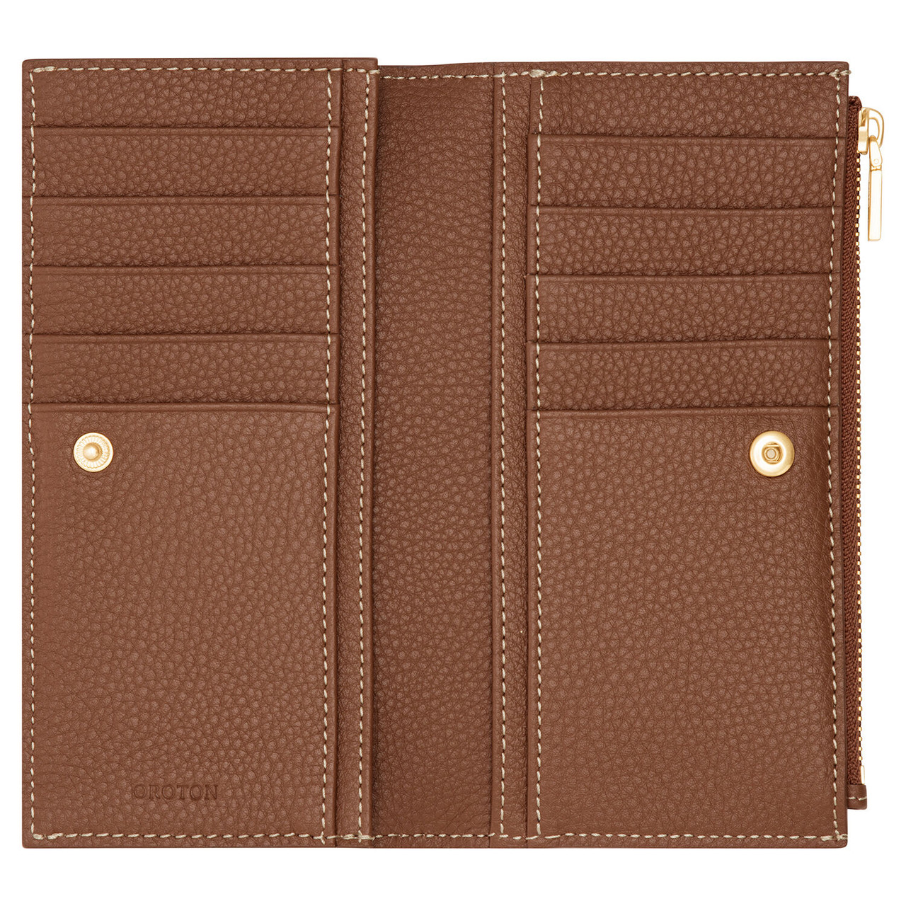 Oroton Margot Whiskey Zip Fold Wallet